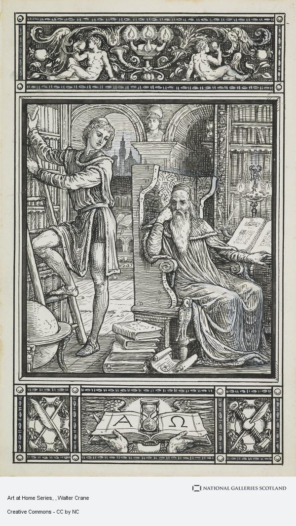 Walter Crane, Art At Home Series - Painting - HD Wallpaper 