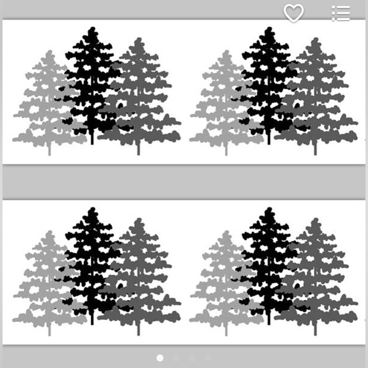 Woodland Nursery Decor Rustic Pine Tree Wallpaper Border Pine Tree