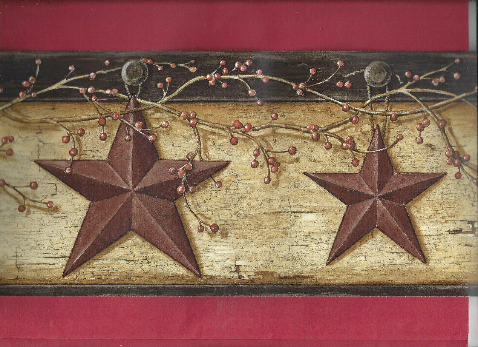 Star Border Rustic - HD Wallpaper 