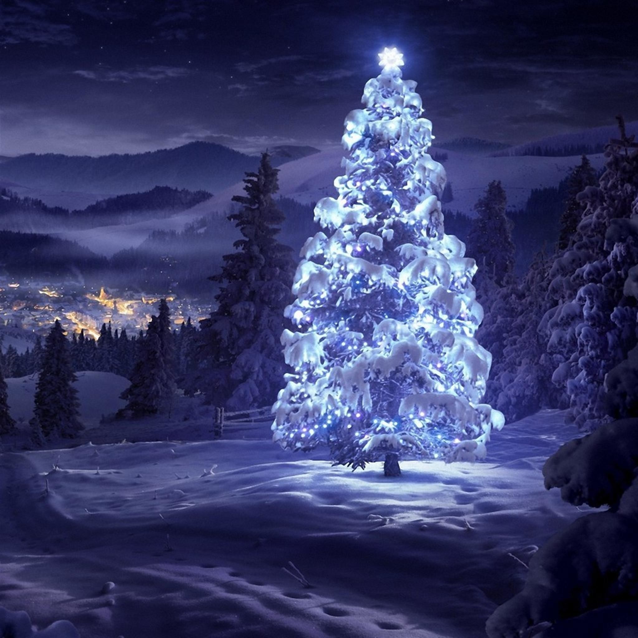 Vintage Staff Ipad Air Wallpaper Download - Snow Christmas Wallpaper Ipad - HD Wallpaper 