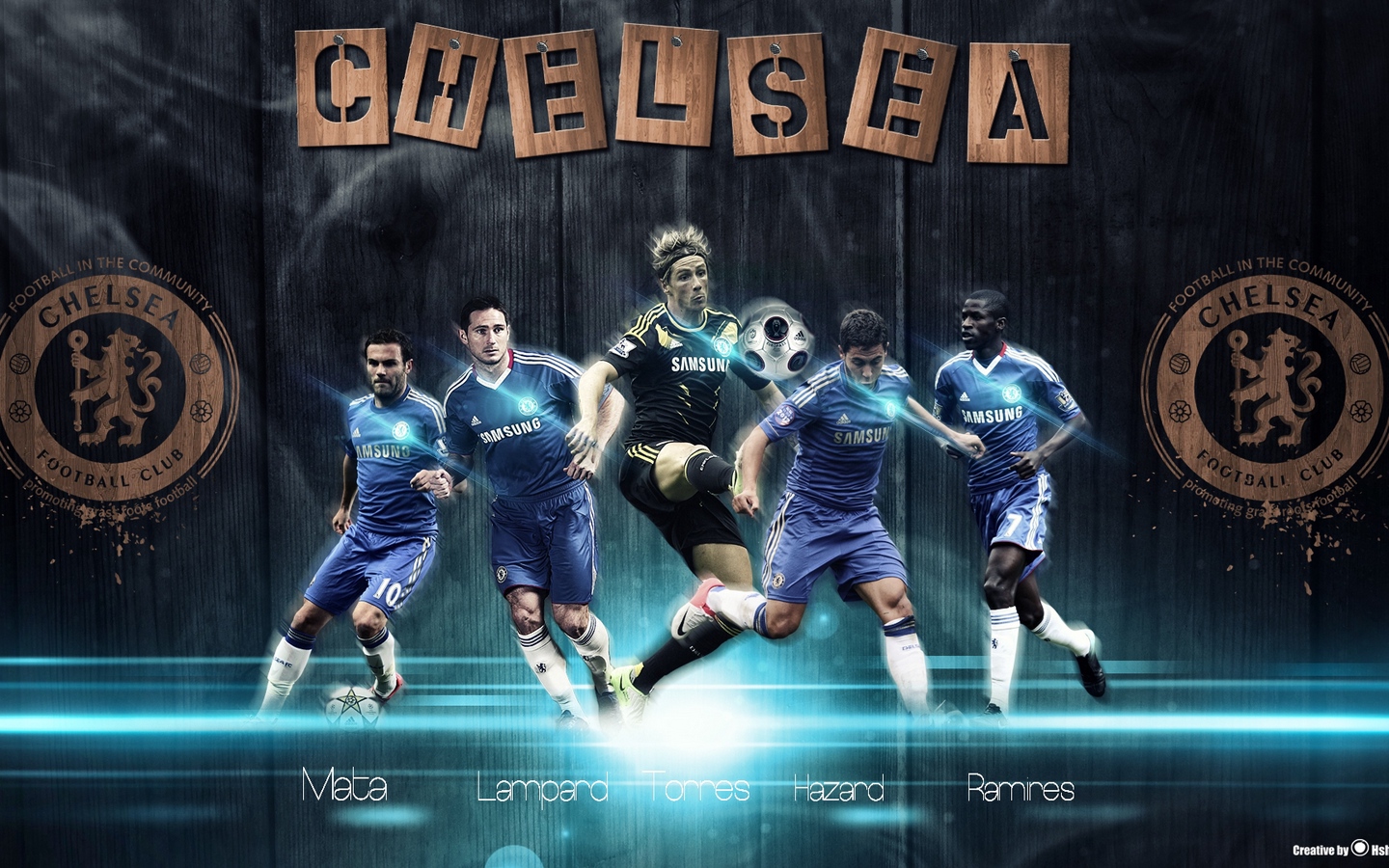 Wallpaper Chelsea, Shamsi, Emblem Mata, Torres, Lampard, - Chelsea Wallpaper Hd - HD Wallpaper 