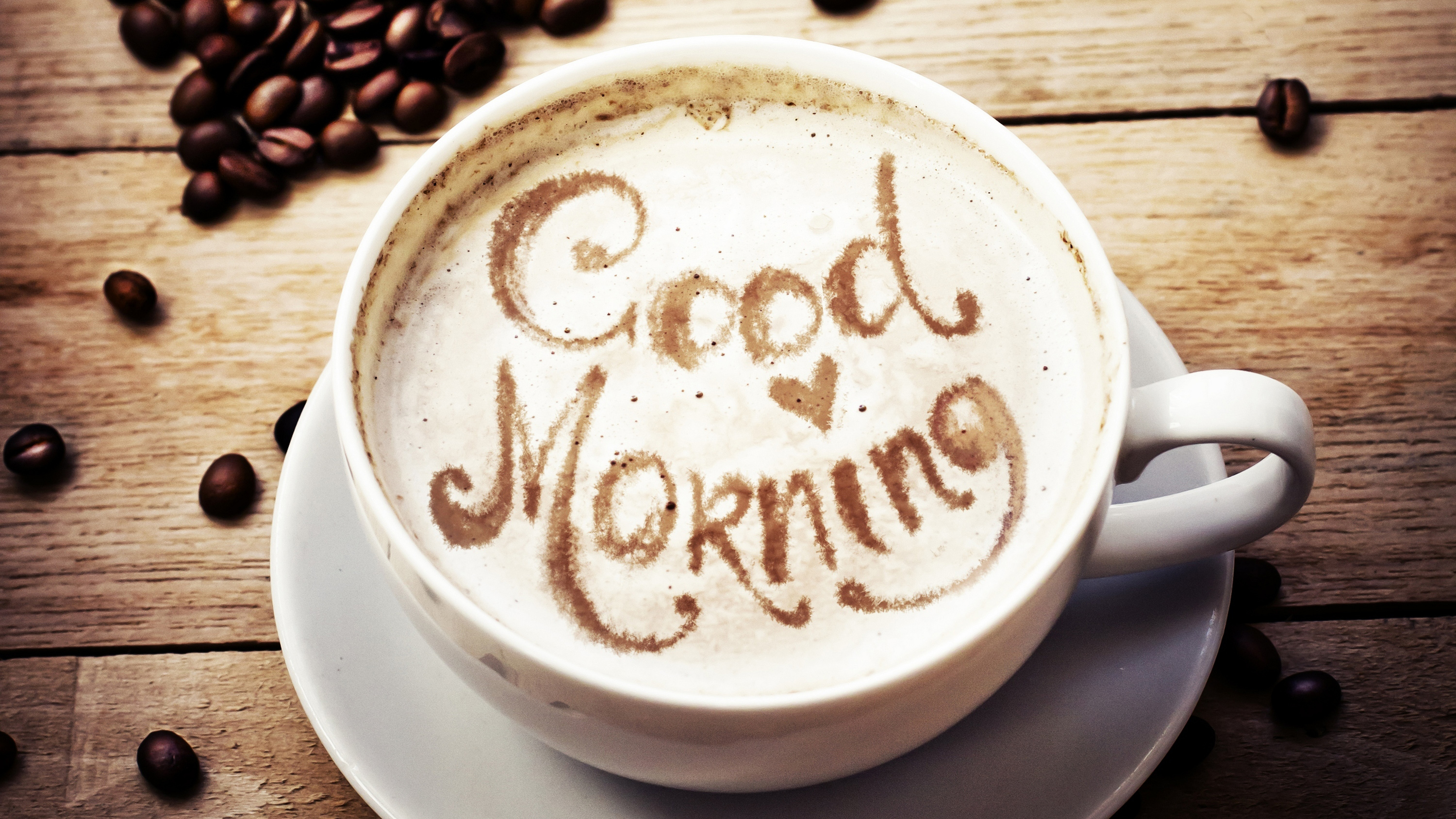Good Morning Coffee Wallpaper - Good Morning In Coffee - HD Wallpaper 
