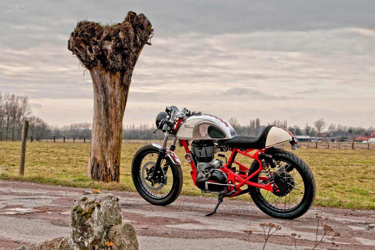 Royal Enfield Cafe Racer Hd - HD Wallpaper 