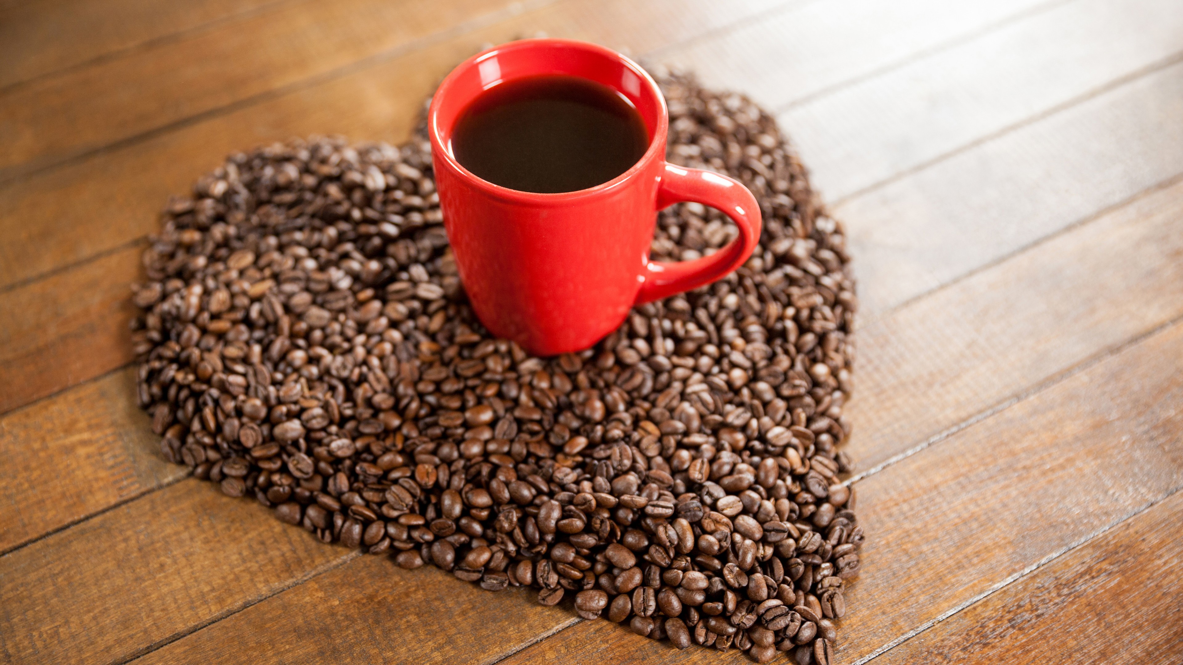 Valentine's Day And Coffee - HD Wallpaper 