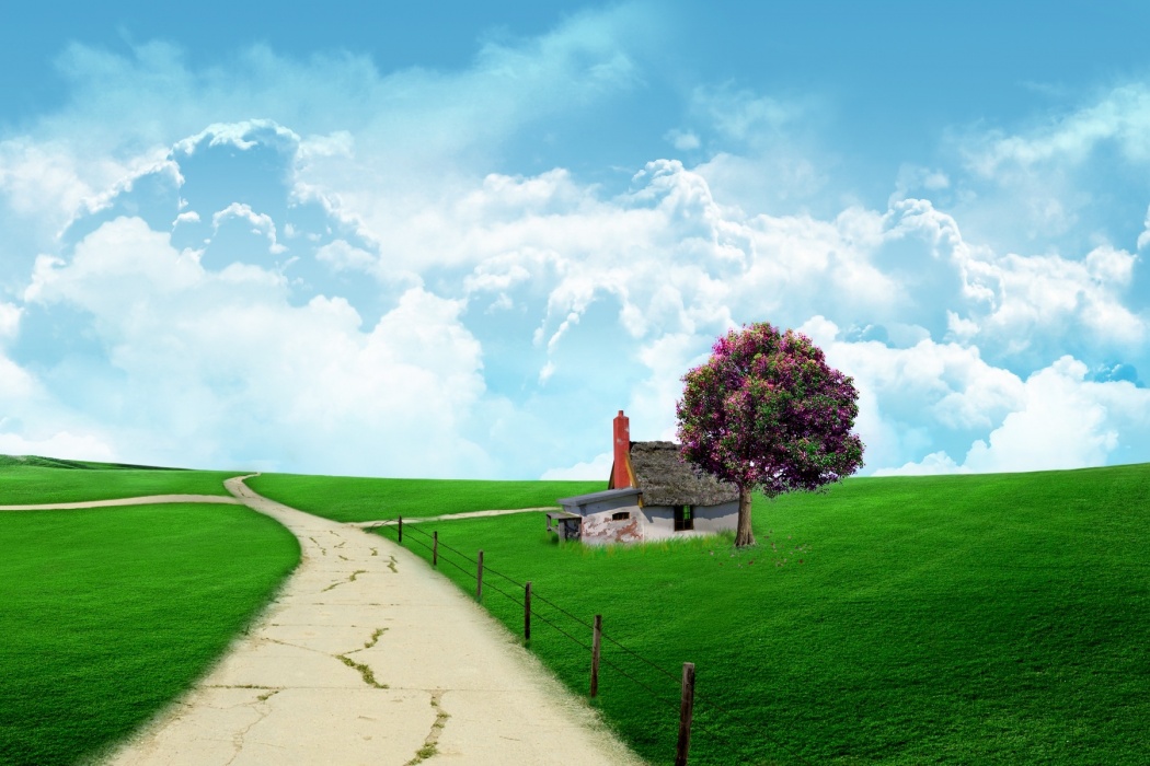 Amazing Landscape Scenery - Spring Wallpaper Iphone High Resolution - HD Wallpaper 
