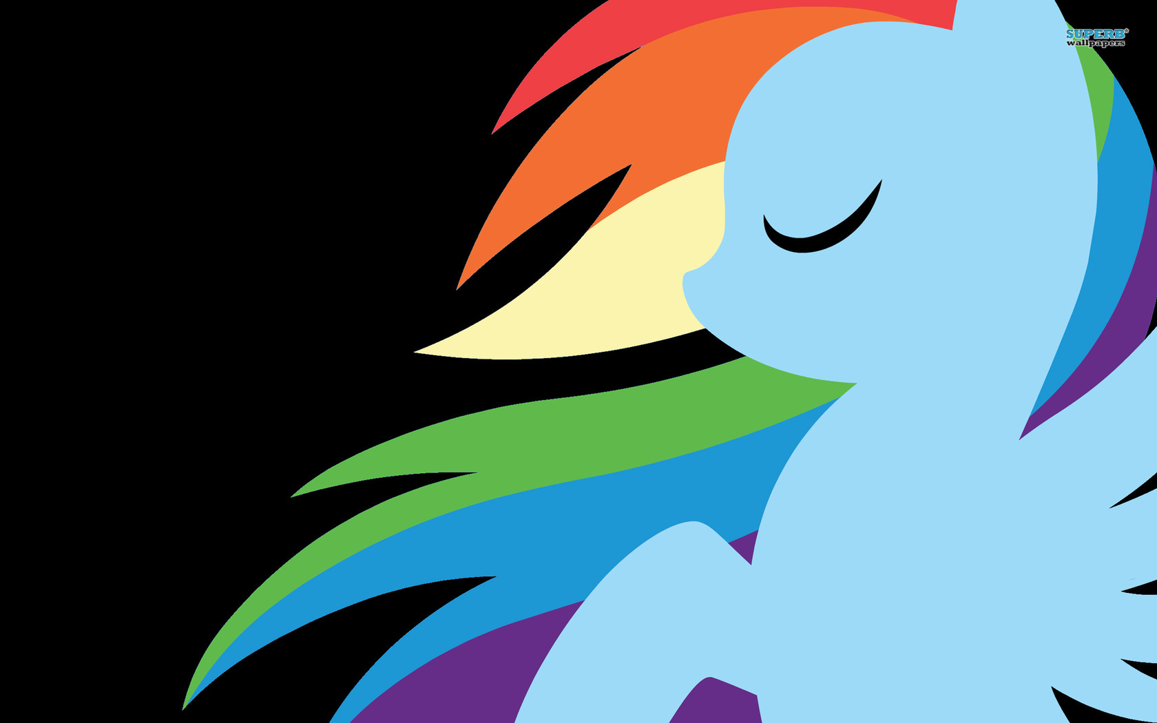 Rainbow Dash Wallpaper - My Little Pony Cute Rainbow Dash - HD Wallpaper 