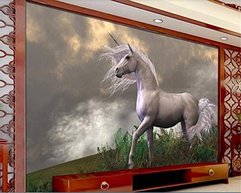White Unicorn Stallion - HD Wallpaper 