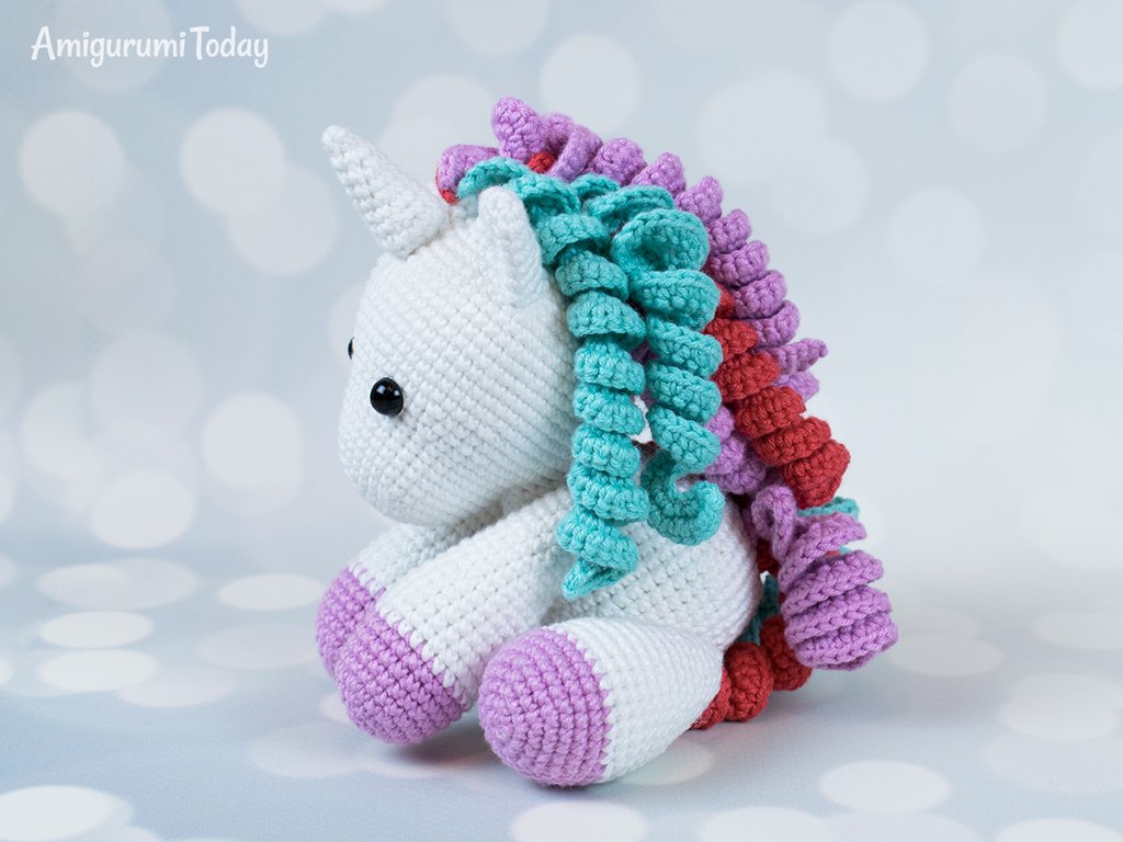 Amigurumi Today Free Crochet Unicorn - HD Wallpaper 