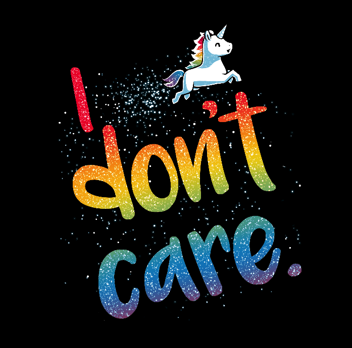 Gambar I Dont Care - HD Wallpaper 