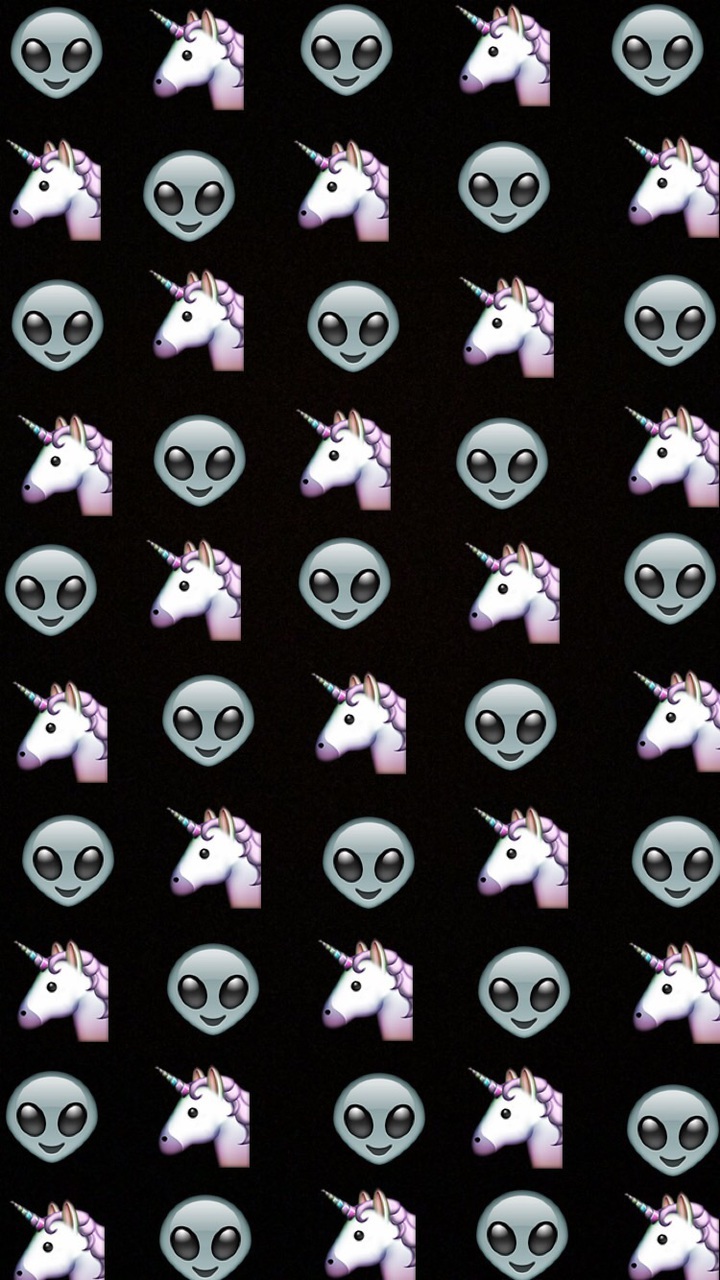 Unicorn, Wallpaper, And Alien Image - Unicorn Emoji Black Background - 720x1280 Wallpaper Unicorn, Wallpaper, And Alien Image - Unicorn Emoji Black Background - 720x1280 Wallpaper