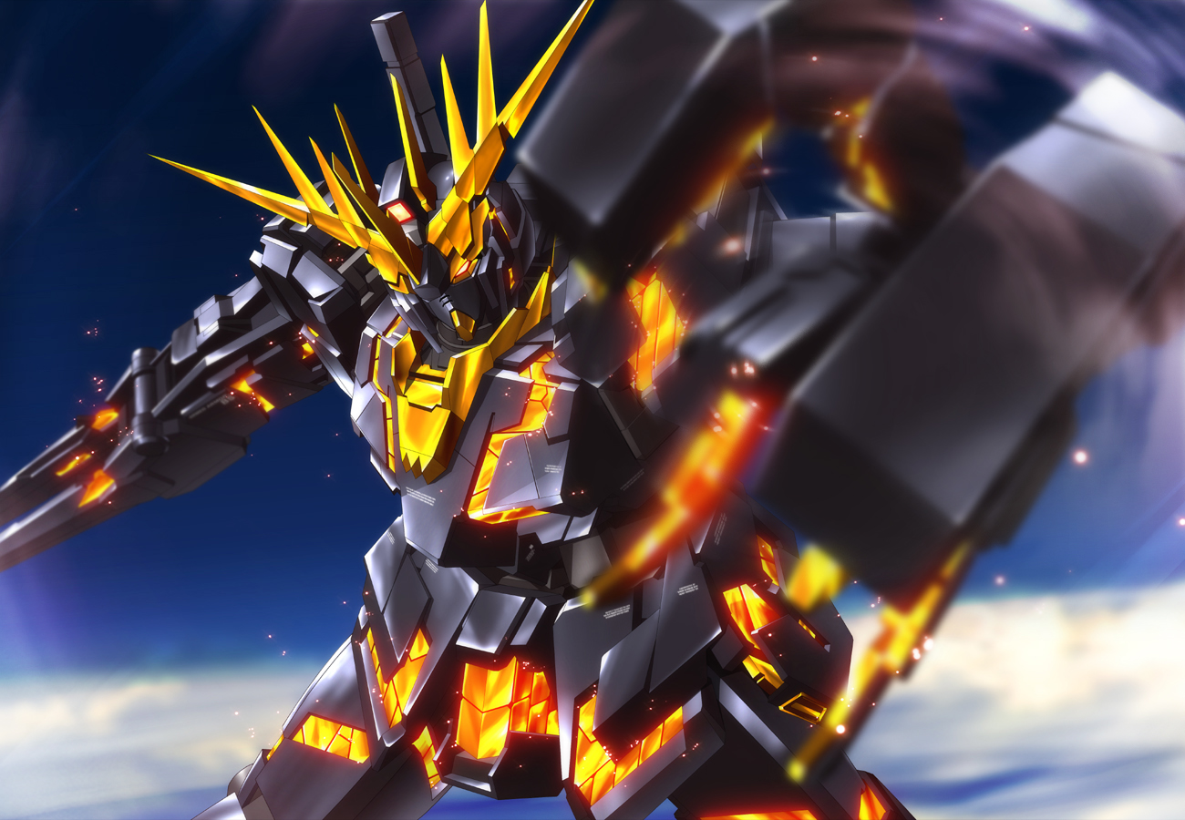 Mecha Mobile Suit Gundam Mobile Suit Gundam Unicorn - Unicorn Gundam Banshee Anime - HD Wallpaper 