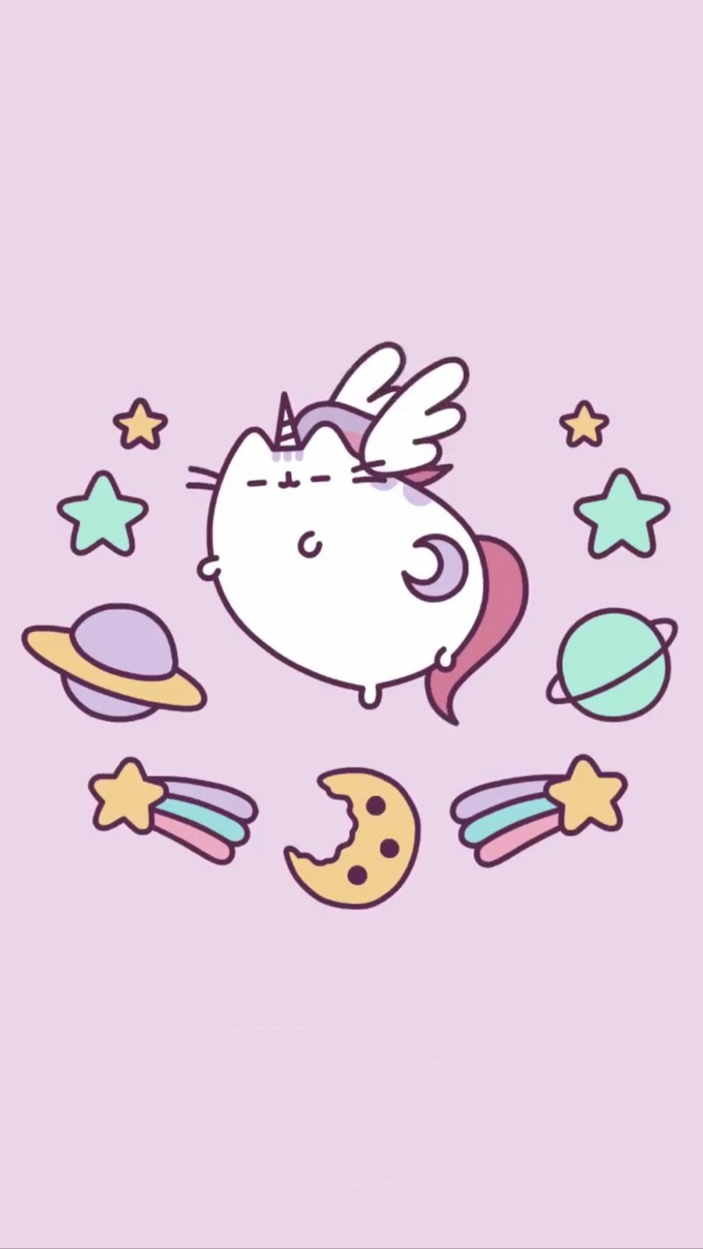 Pusheen Unicorn - HD Wallpaper 