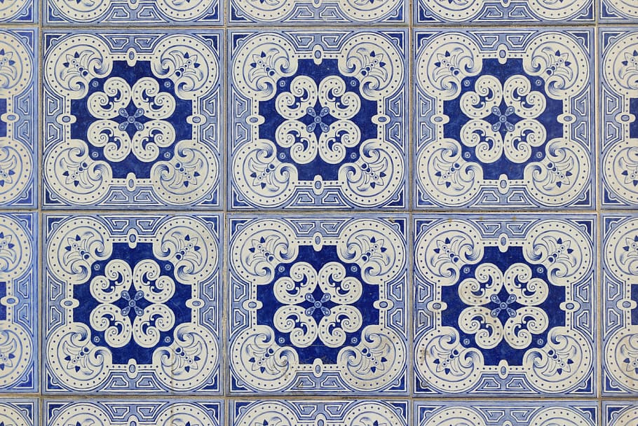 Ceramic, Portugal, Tiles, Wall, Covering, Regular, - Azulejos - HD Wallpaper 