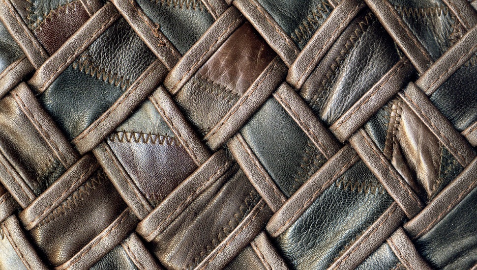 Brown, Thread, Wicker, Texture, Black, Leather Desktop - Hd Braided Leather Background - HD Wallpaper 