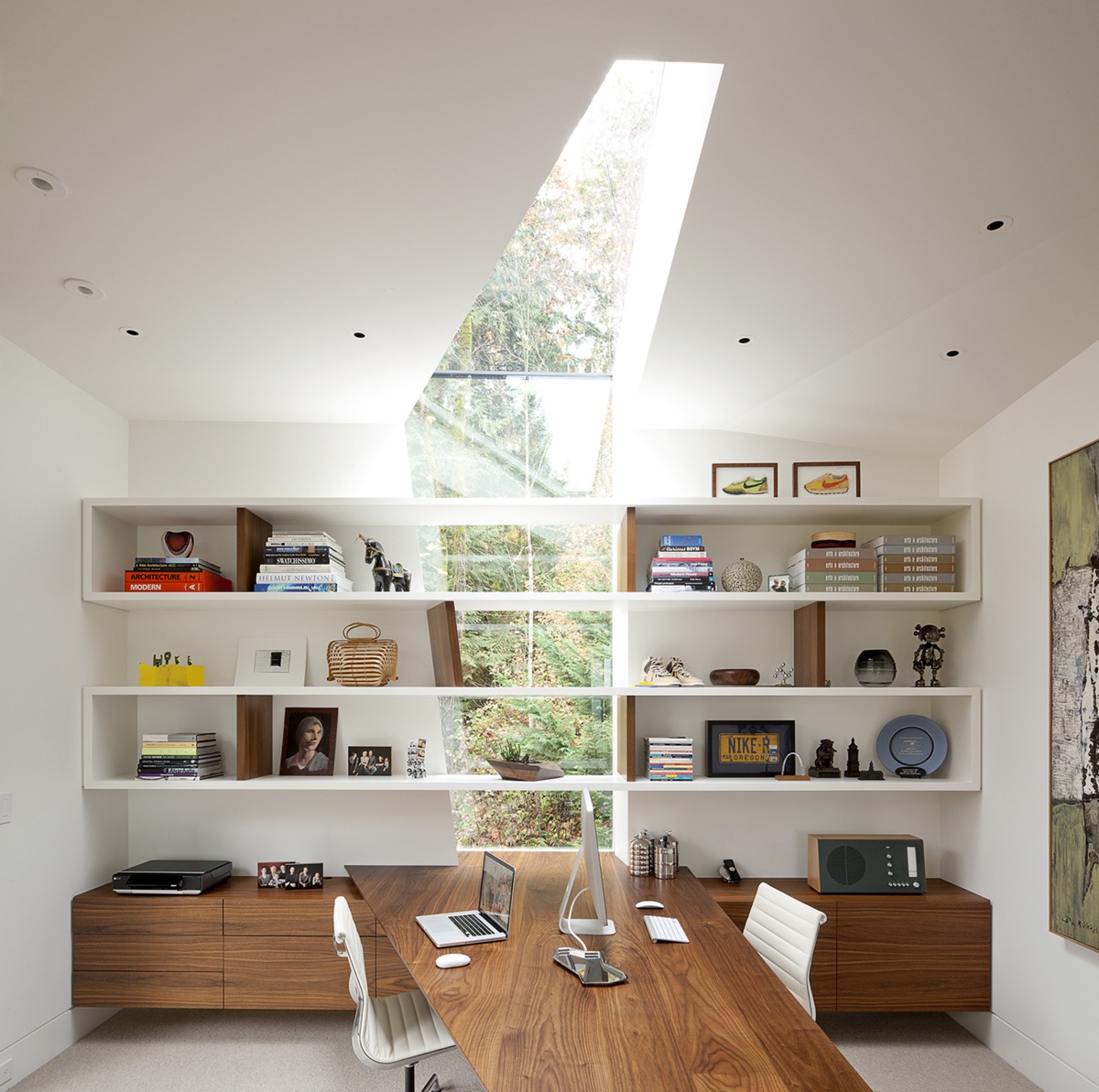 Simple Modern Home Office Designs - HD Wallpaper 