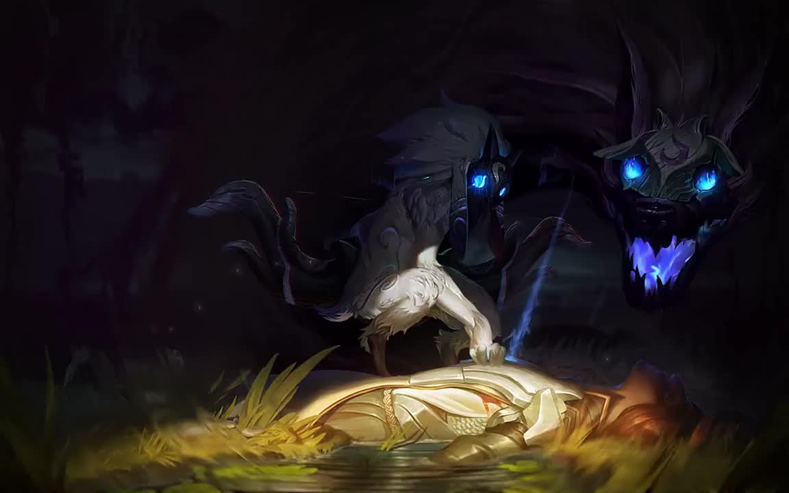 League Of Legends Kindred Login Screen - HD Wallpaper 