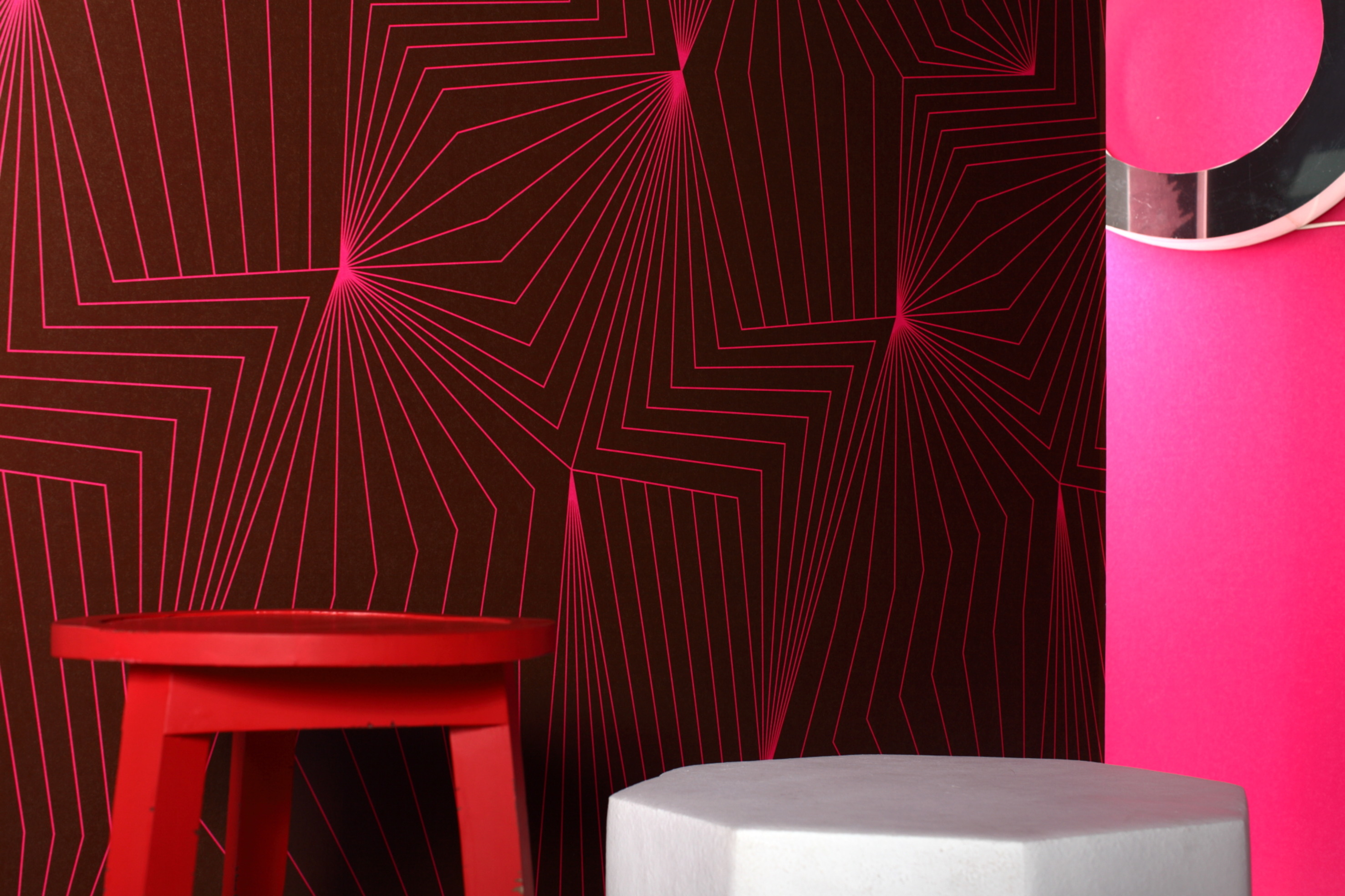Red Interior - HD Wallpaper 