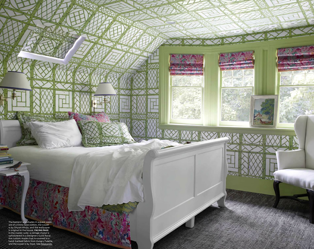 China Seas Tropicana Ii Bedskirt And And Shades With - China Seas Lyford Trellis - HD Wallpaper 