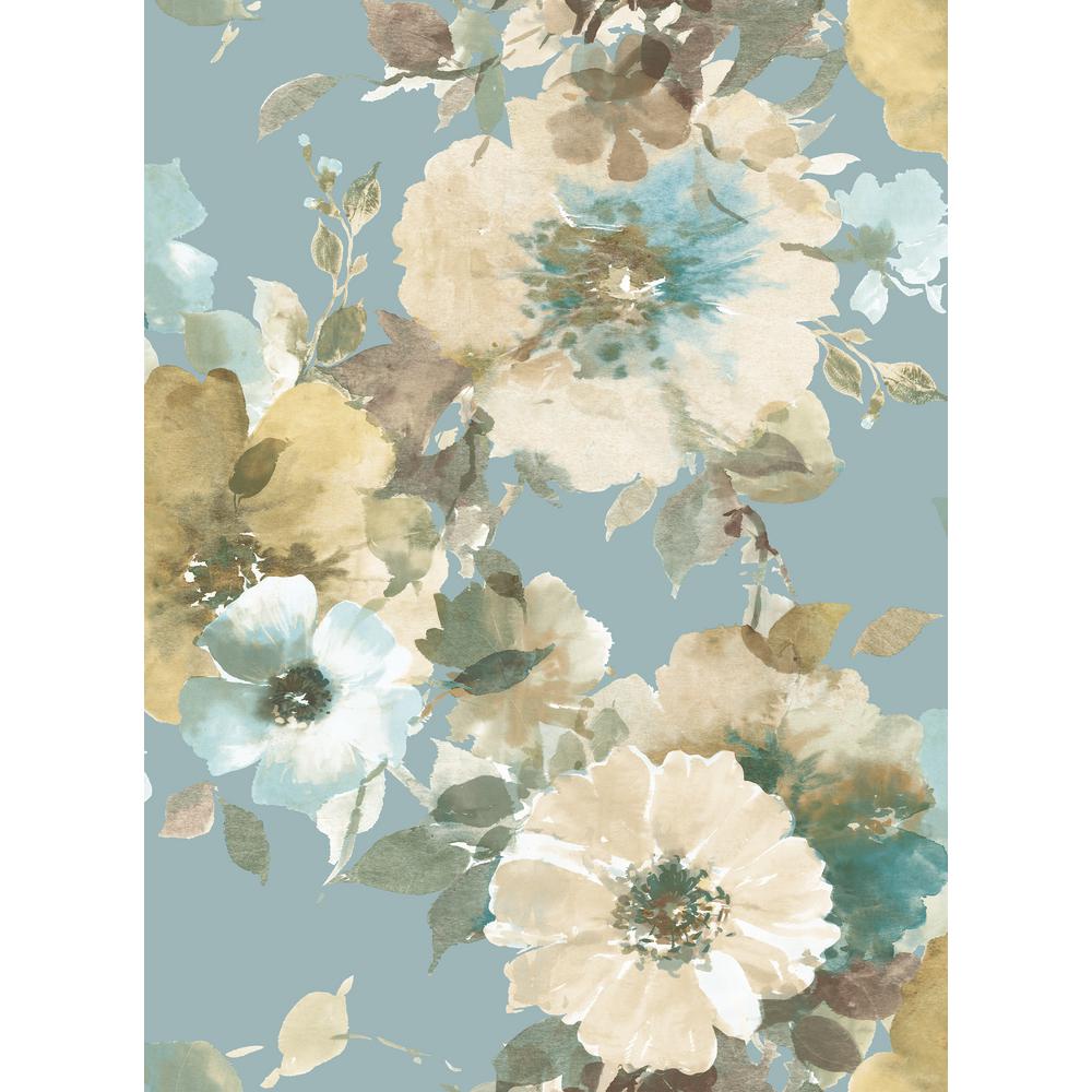Peel And Stick Wallpaper Floral - HD Wallpaper 