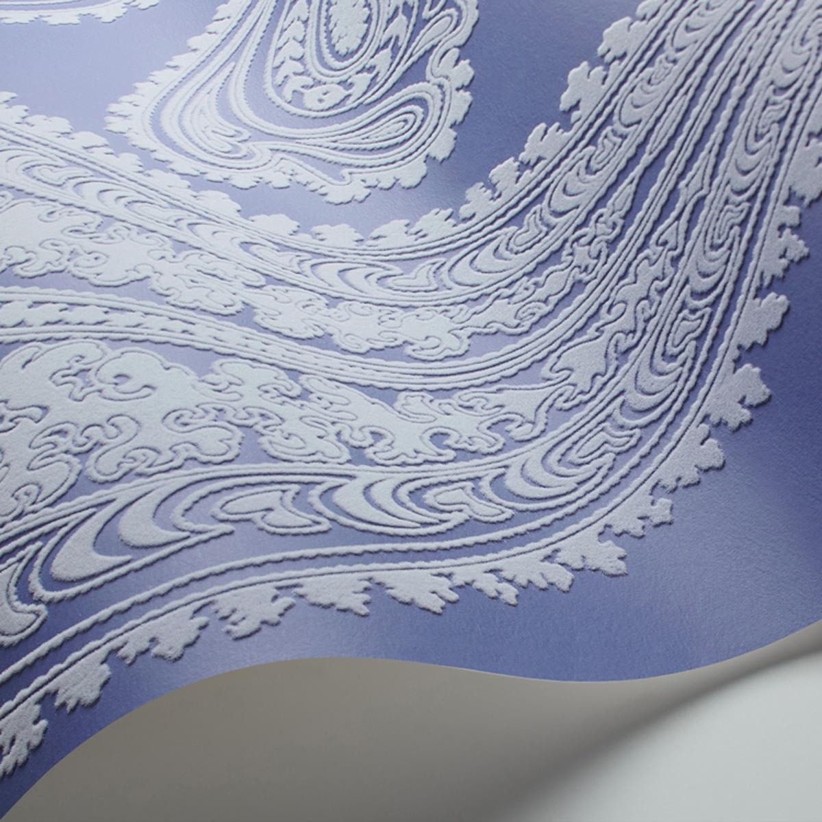 Rajapur Flock Wallpaper Cole And Son Yellow/white 112/9031 Lace