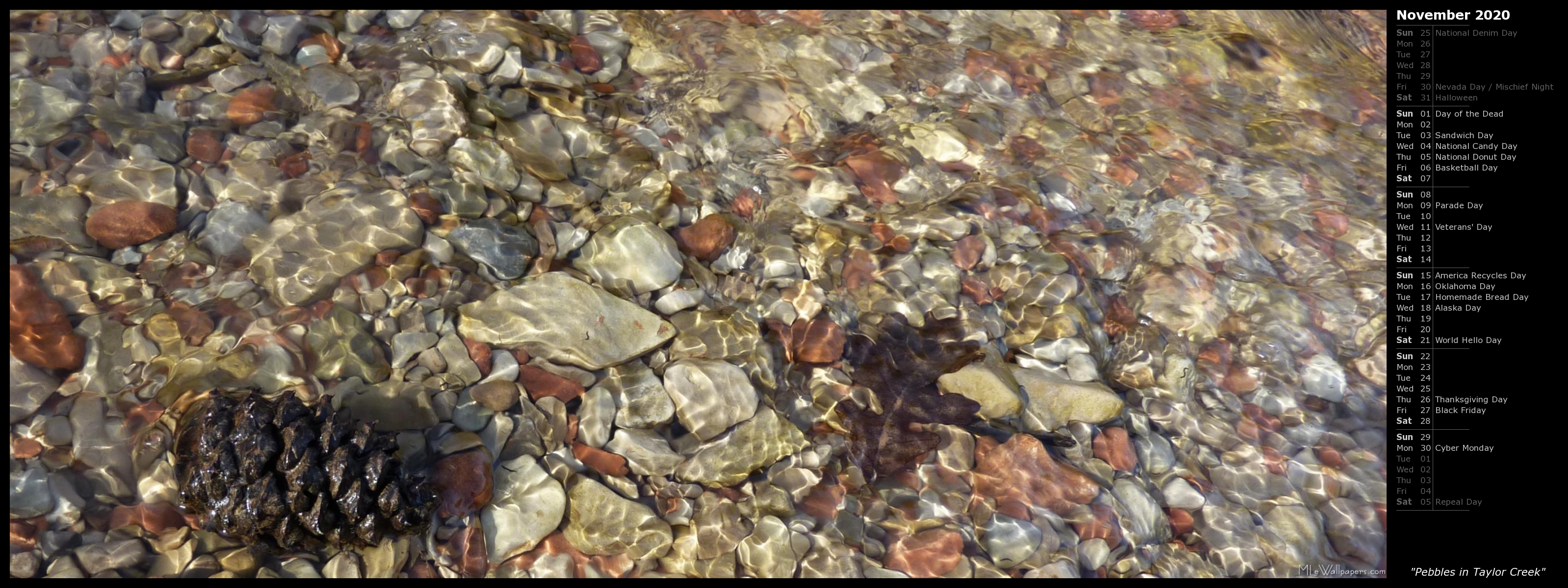 Pebbles In Taylor Creek - Gravel - HD Wallpaper 