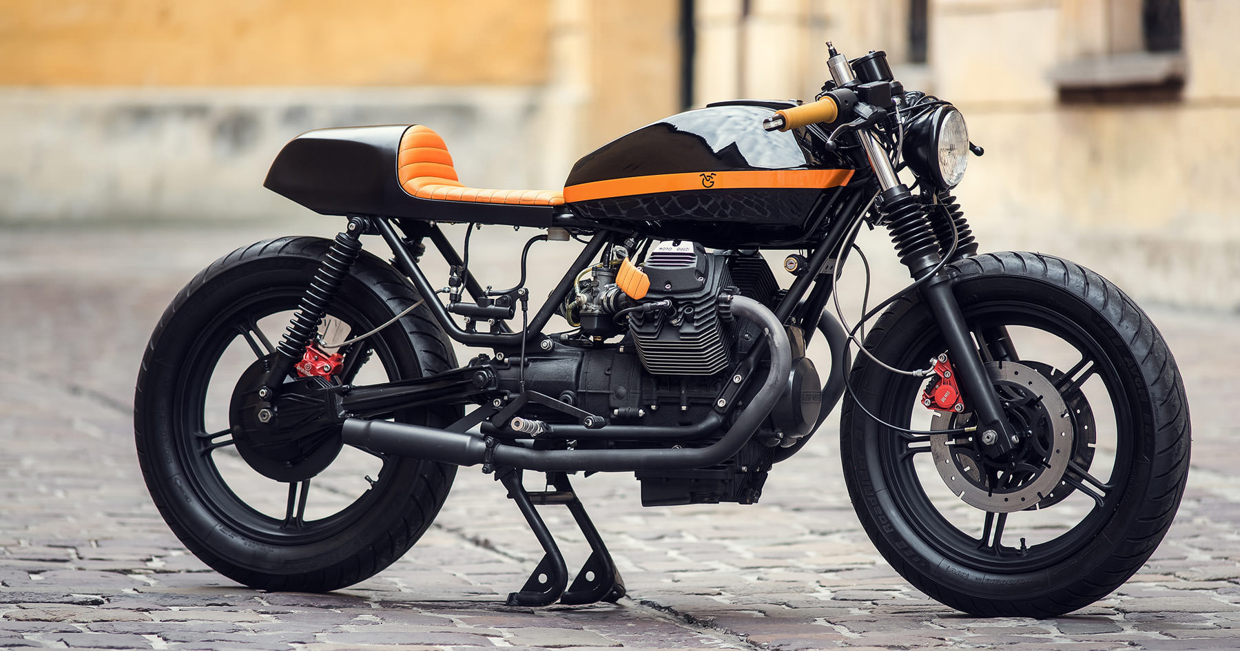 Moto Guzzi V65 Cafe Racer - HD Wallpaper 