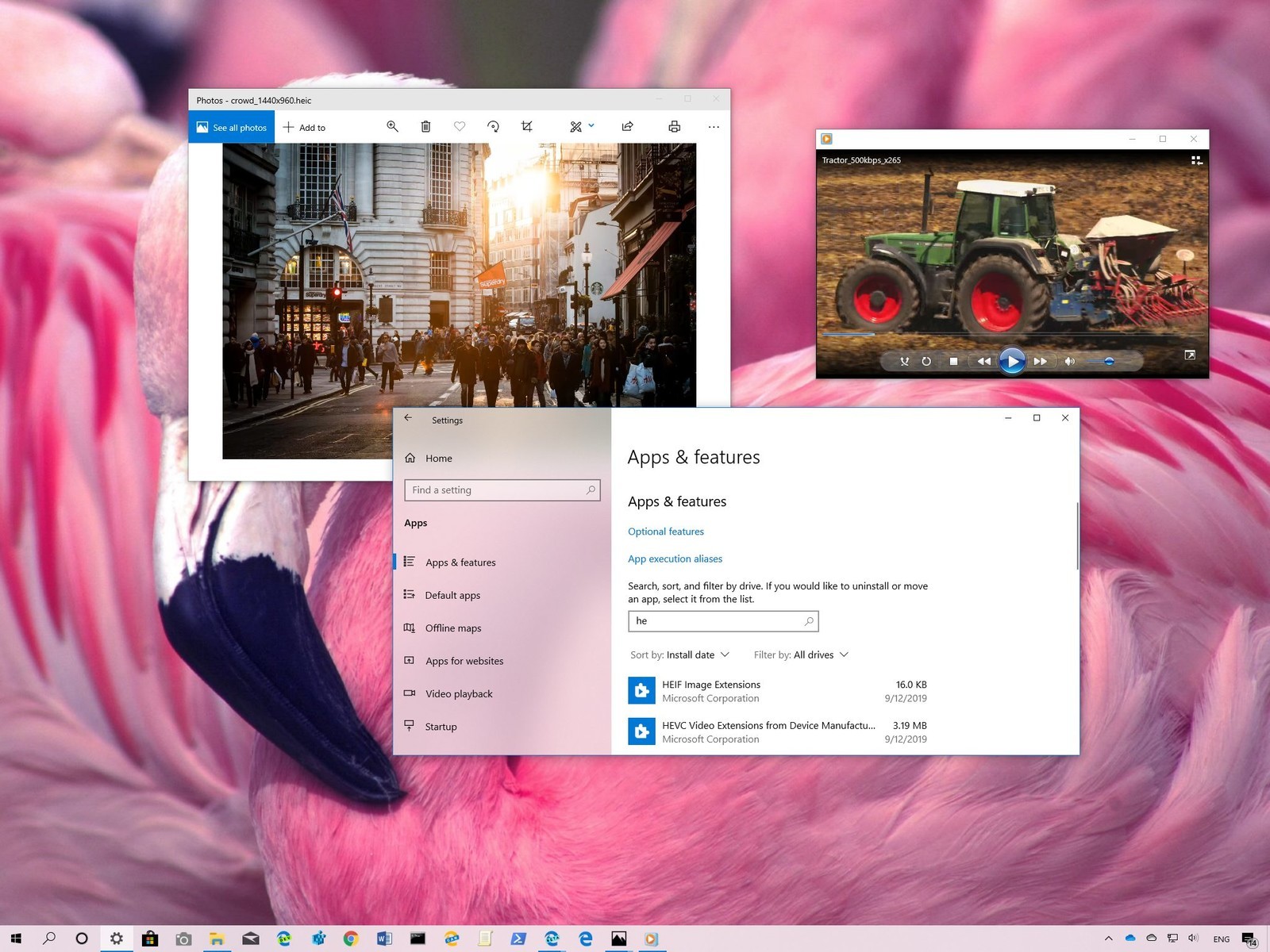 windows view heic photos