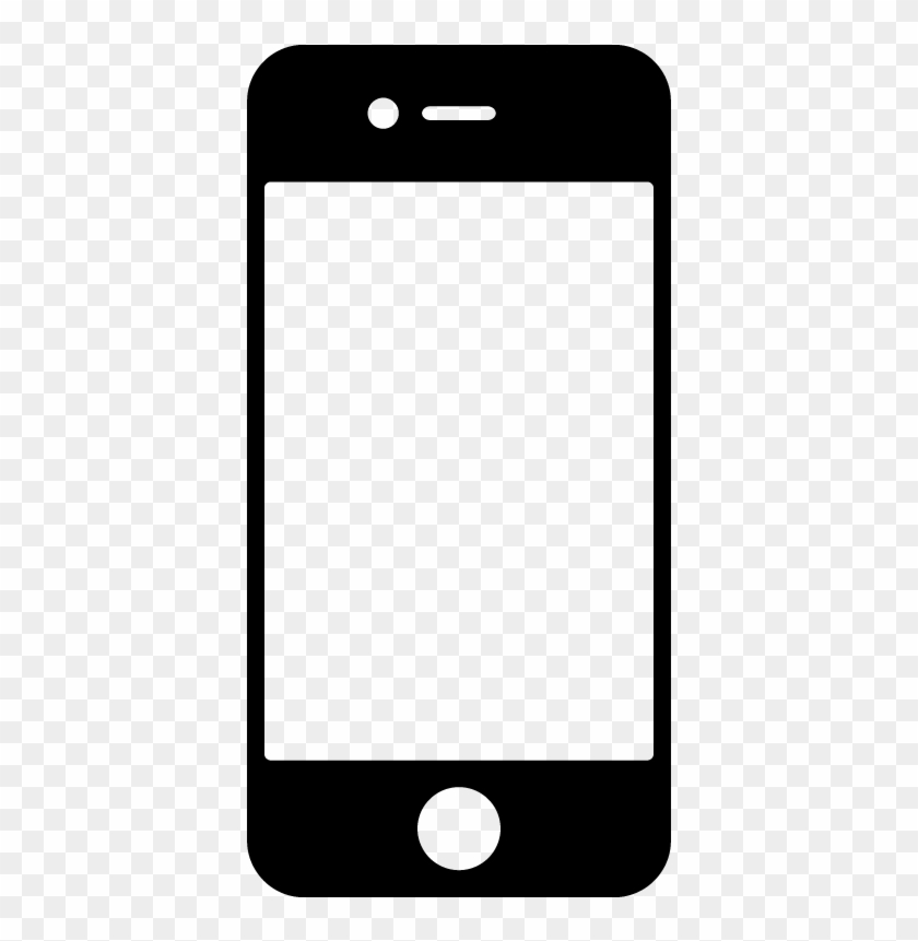 Cell Phone Transparent Background - Iphone En Noir Et Blanc - HD Wallpaper 