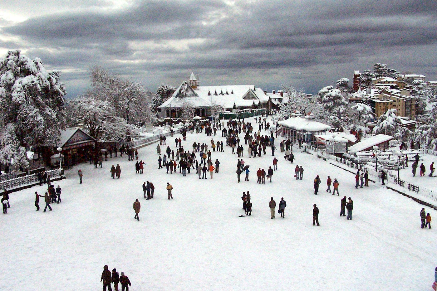 Himachal Pradesh Snowfall Places - HD Wallpaper 