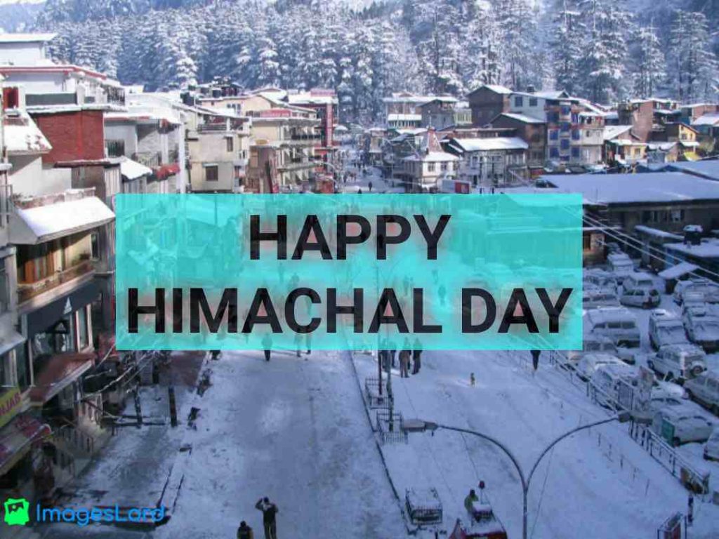 Happy Himachal Day - Mall Road Manali Snow - HD Wallpaper 