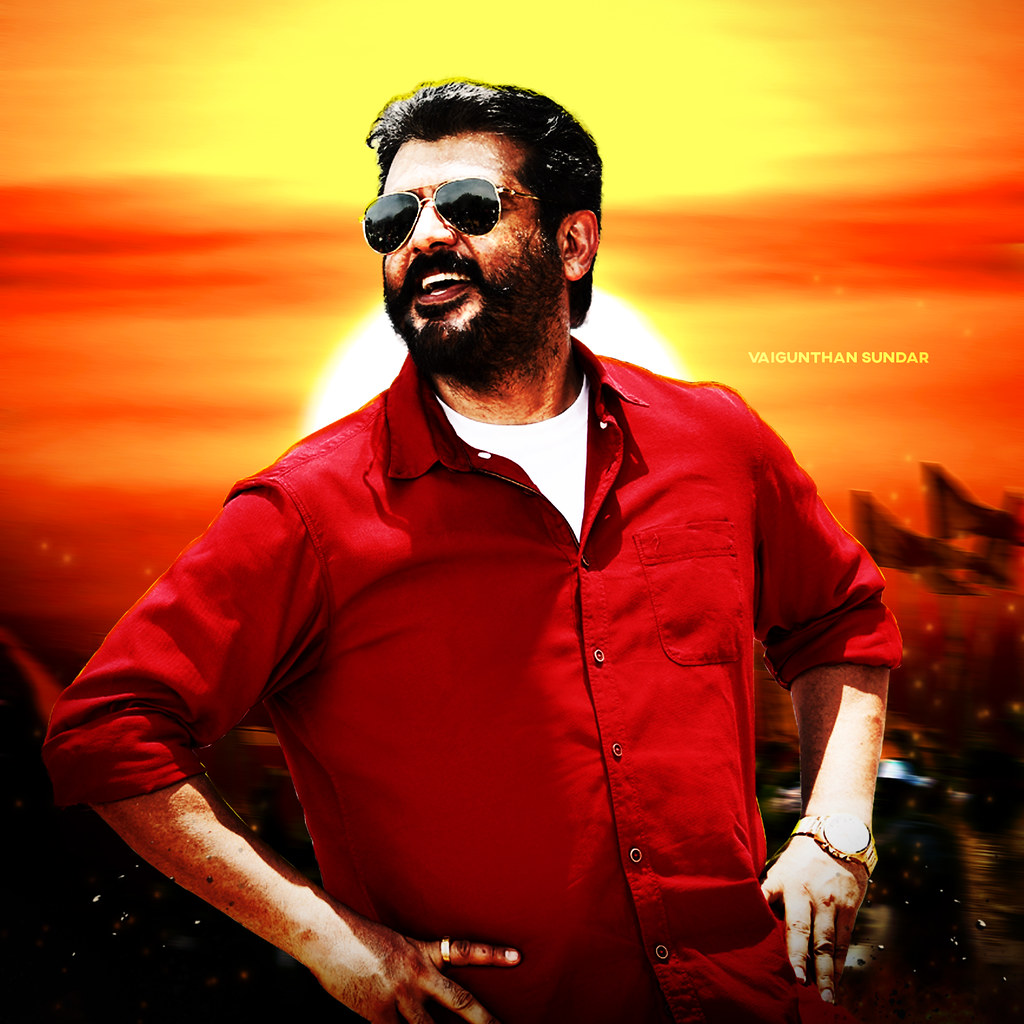 Ajith Kumar Photos Viswasam - HD Wallpaper 