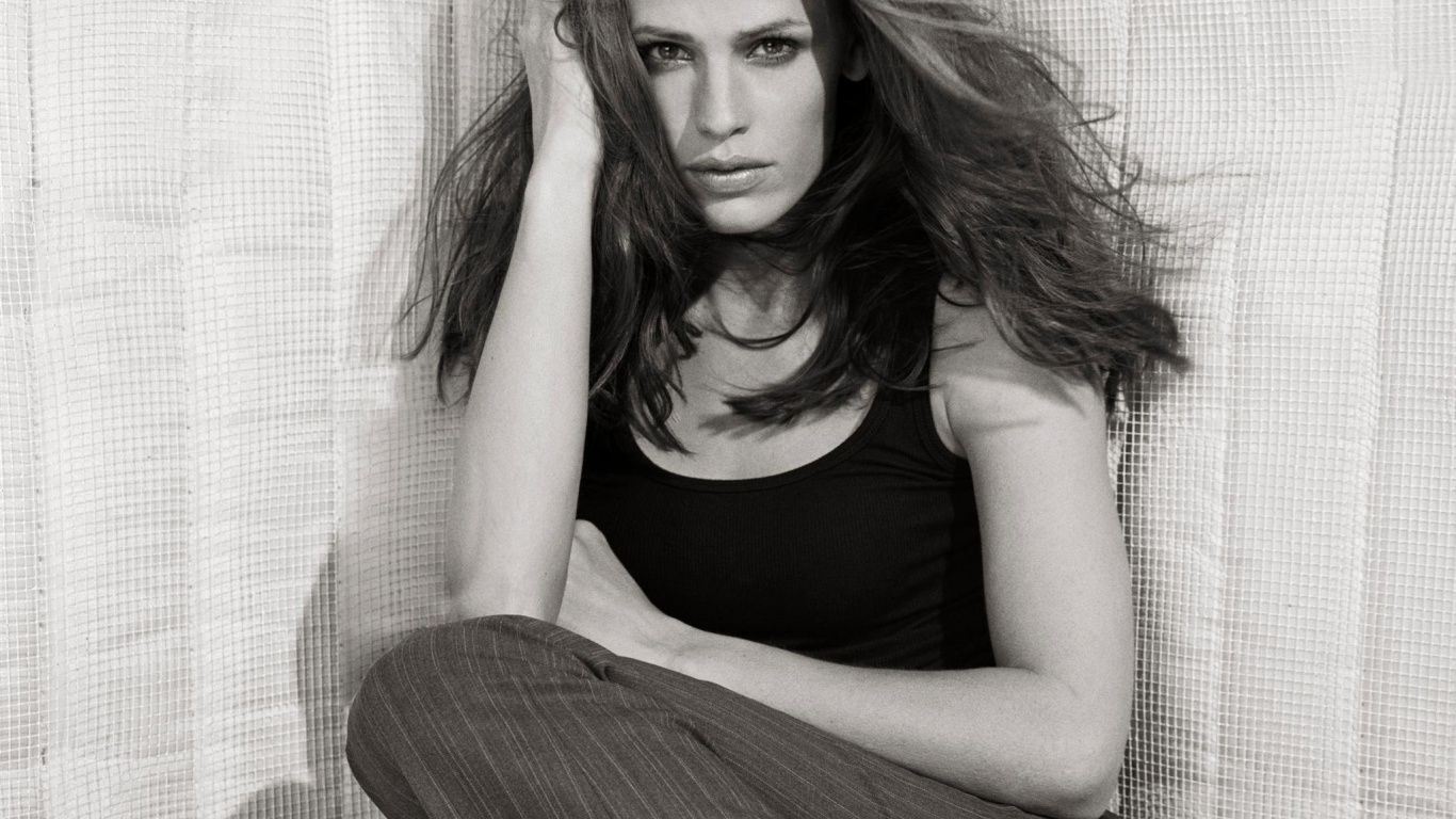 Celebrity, Jennifer Garner, Actress, Bw, Wallpaper - Jennifer Garner