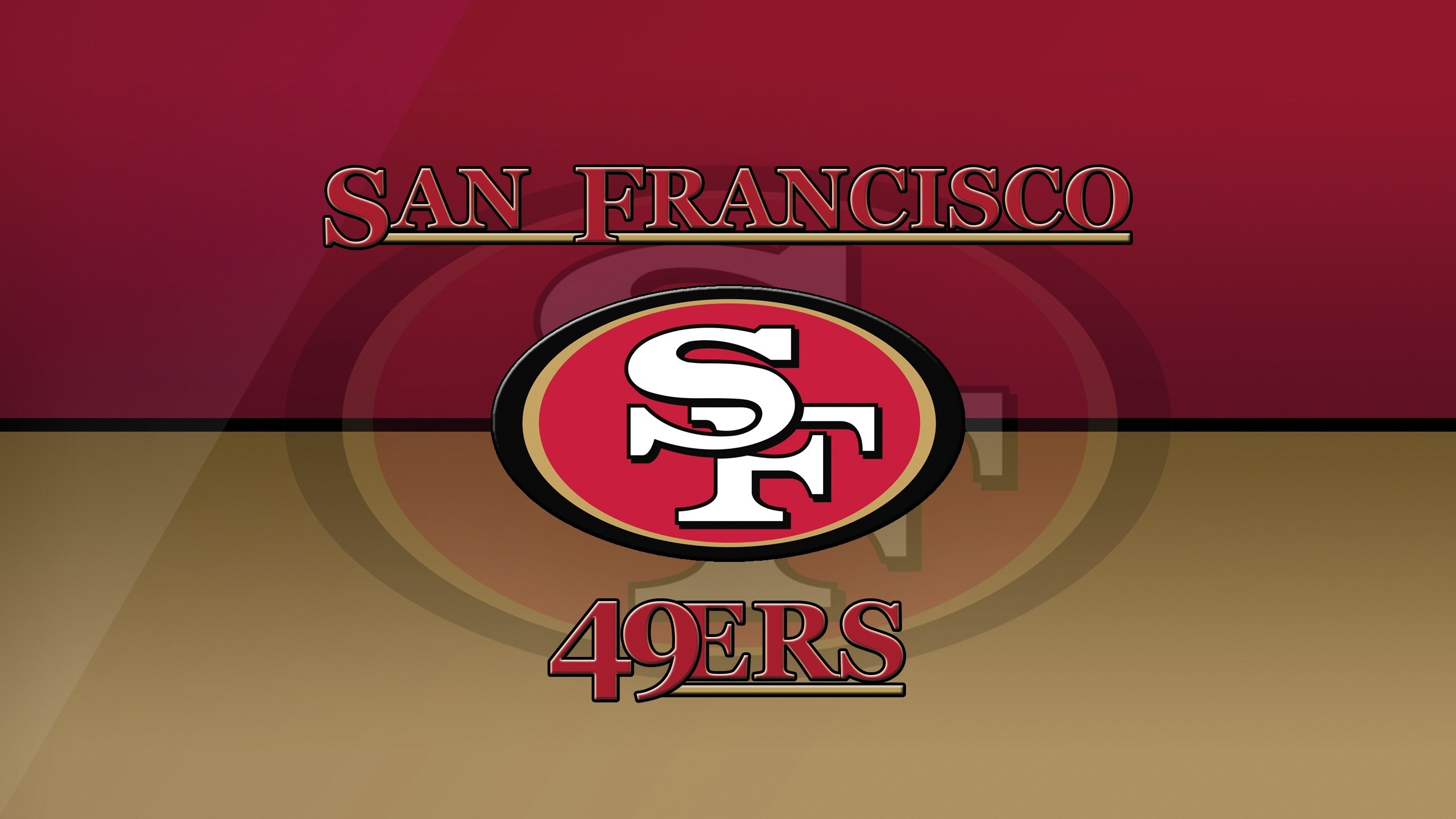 2560x1440, 49ers Backgrounds Hd Wednesday Desktop Wallpapers - San Francisco 49ers Wallpaper Hd - HD Wallpaper 