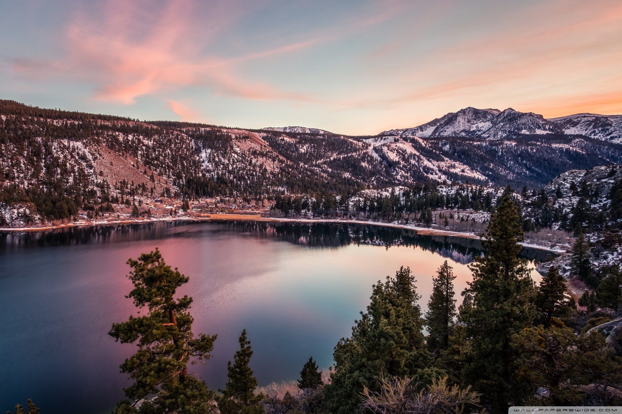 Standard - June Lake Sunset - HD Wallpaper 