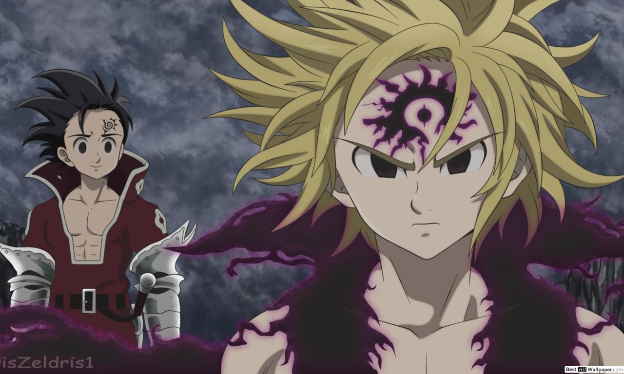 Seven Deadly Sins Zeldris And Meliodas - 1280x768 Wallpaper - teahub.io