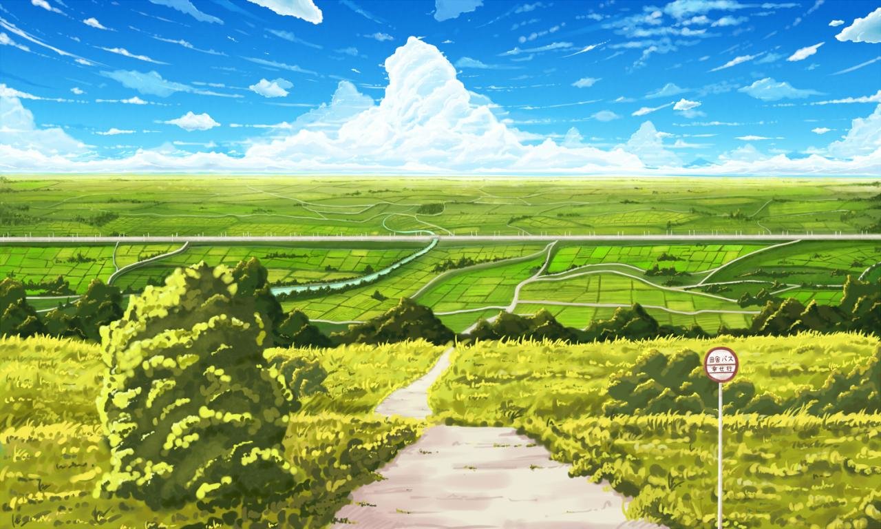 High Resolution Scenery Anime Hd Wallpaper Id - Pei - HD Wallpaper 