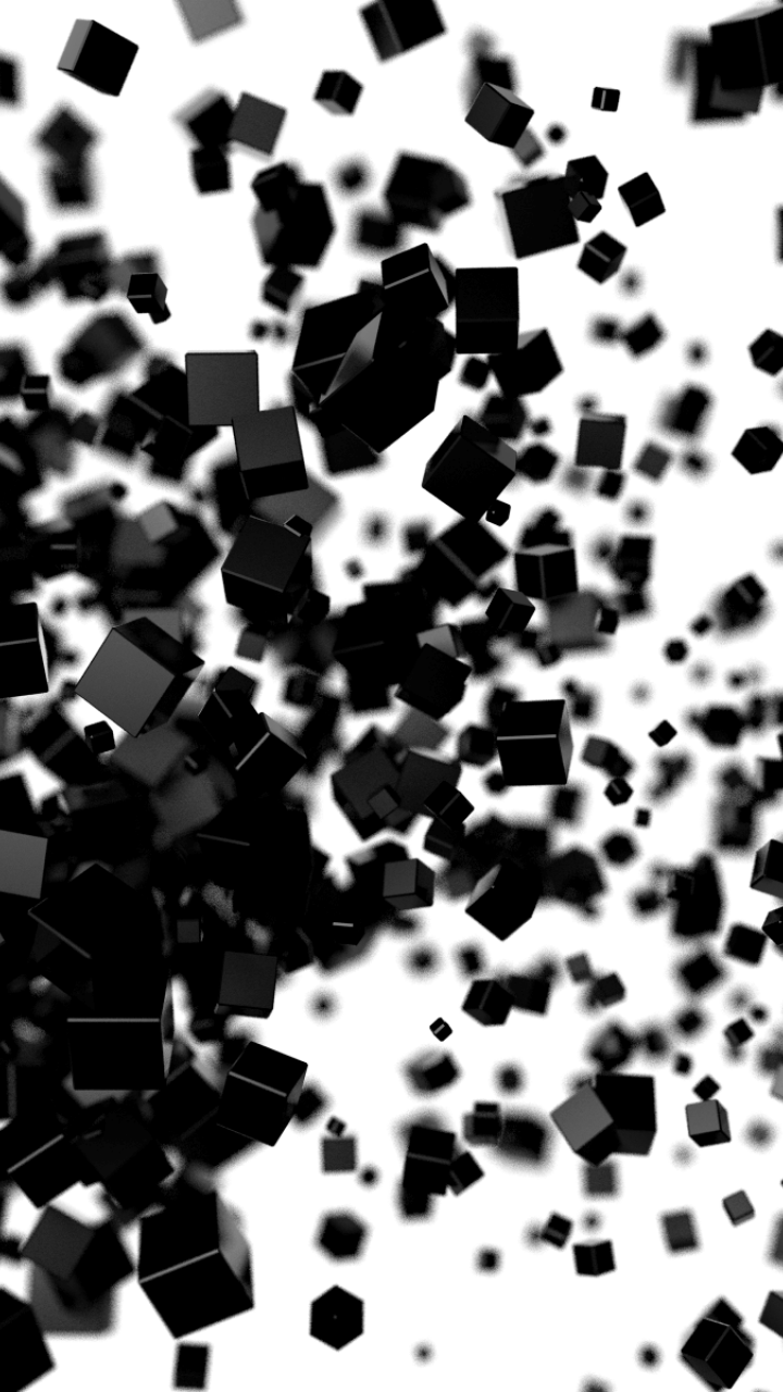 Iphone Hd Wallpaper Black 3d - HD Wallpaper 