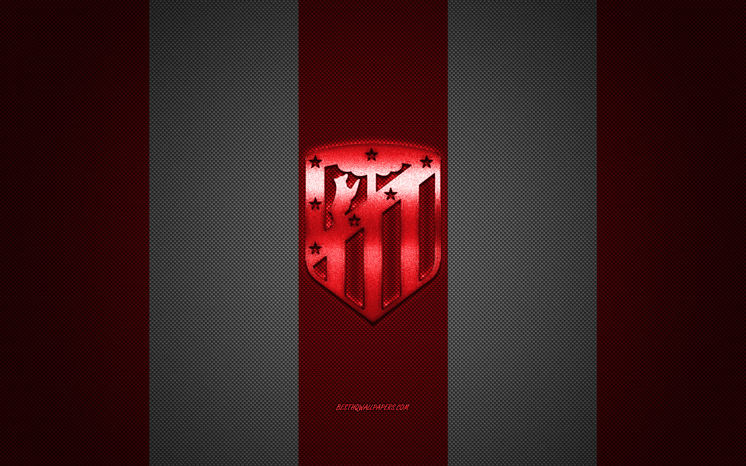 Atletico Madrid, Spanish Football Club, La Liga, Red - Graphic Design - HD Wallpaper 