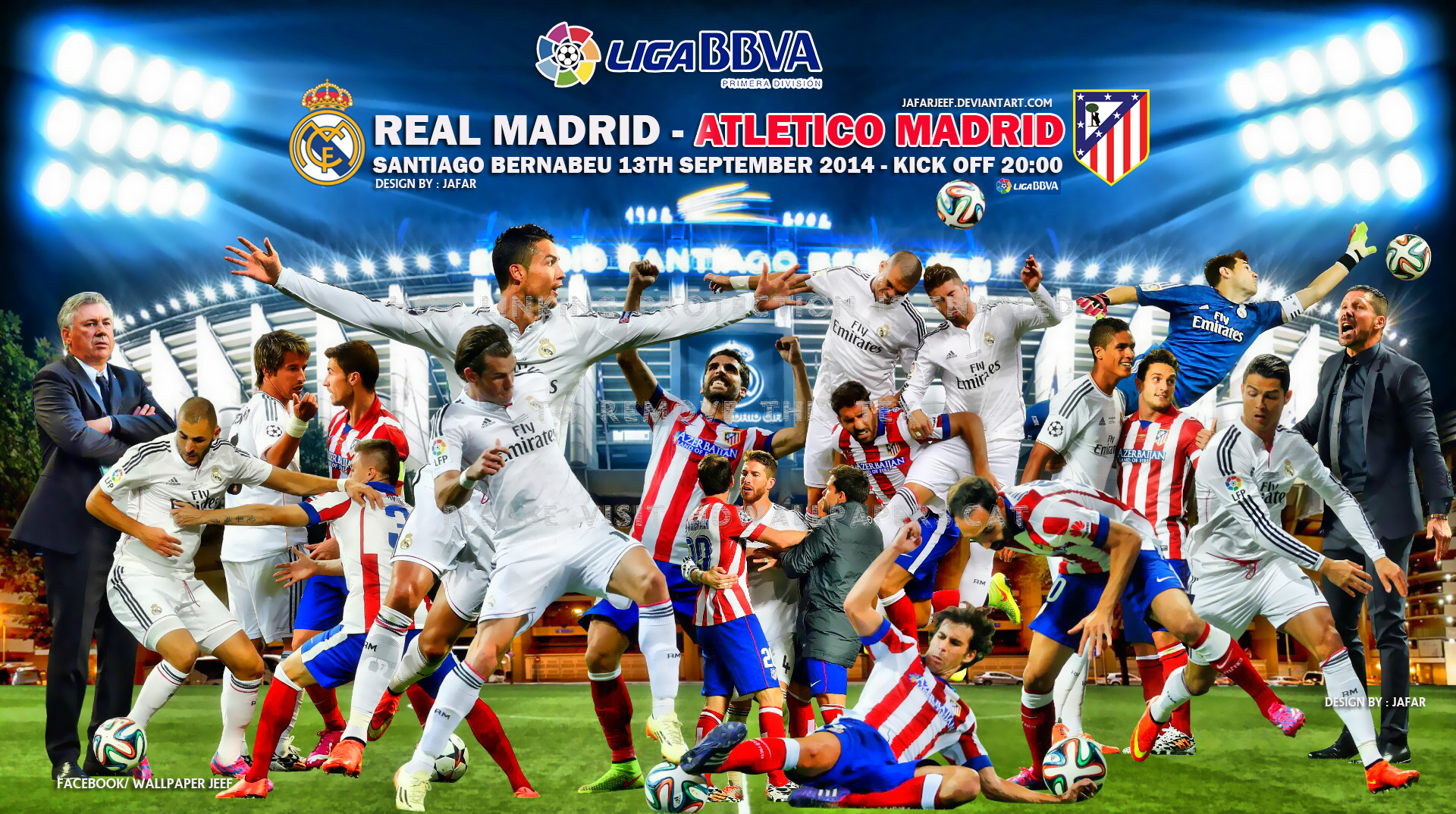 Real Madrid Atletico Wallpaper Ronaldo Bale - Atletico Madrid - HD Wallpaper 