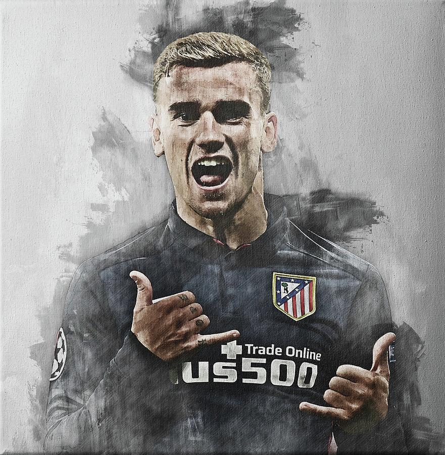 Drawings Of Antoine Griezmann - HD Wallpaper 