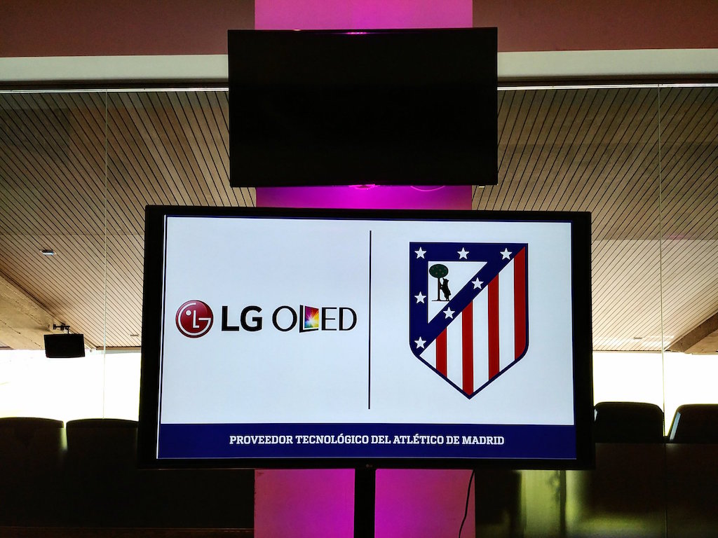 Lg And Atlético De Madrid Agreement Metropolitan Wanda - Atletico Madrid - HD Wallpaper 