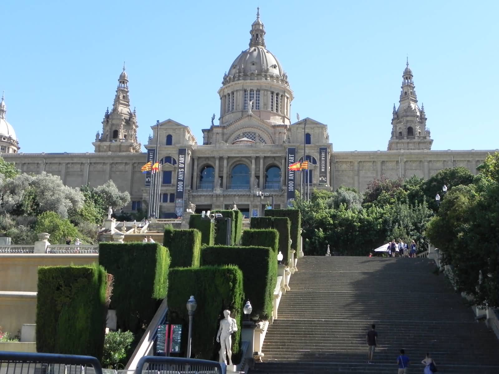 Palau Nacional In Barcelona, Spain - Museu Nacional D'art De Catalunya - HD Wallpaper 