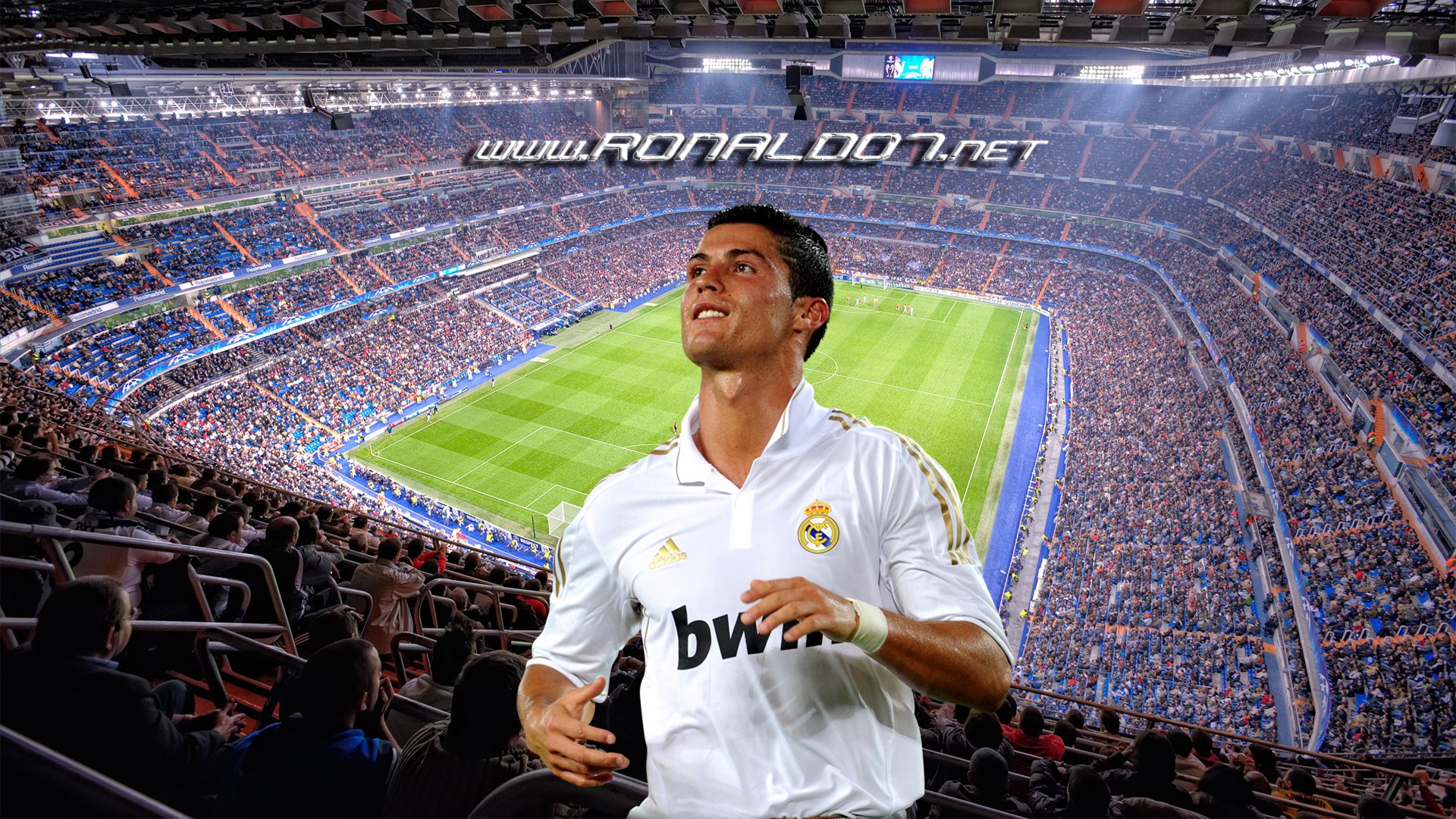 Cristiano Ronaldo Wallpaper In Full Hd - Santiago Bernabeu Stadium Capacity - HD Wallpaper 