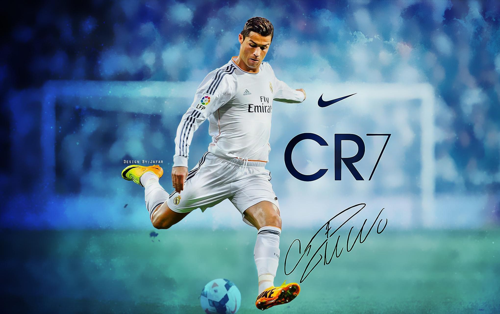 Cristiano Ronaldo Wallpaper Hd - Full Hd Cristiano Ronaldo - HD Wallpaper 
