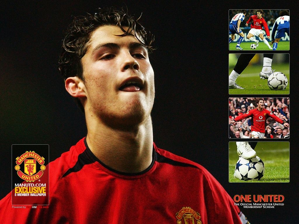 Description Cristiano Ronaldo Manchester United Is - HD Wallpaper 