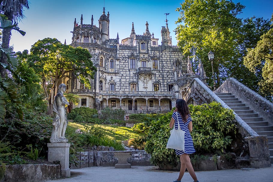 Sintra, Portugal, Quinta Da Regaleira, Travel, Solo - HD Wallpaper 