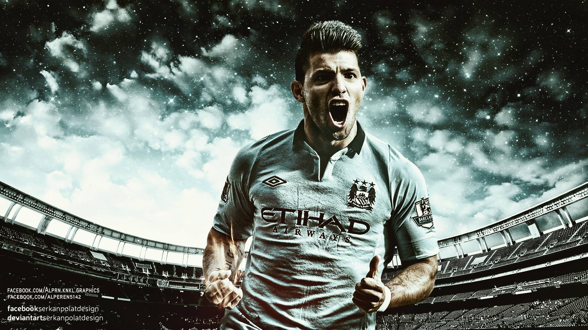 Sergio Aguero 3d - HD Wallpaper 