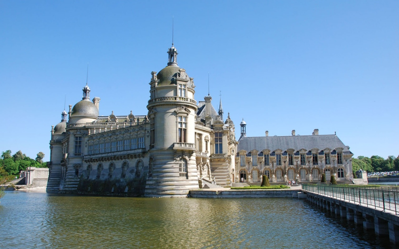 Château De Chantilly France Wallpaper Hd - Château De Chantilly - HD Wallpaper 