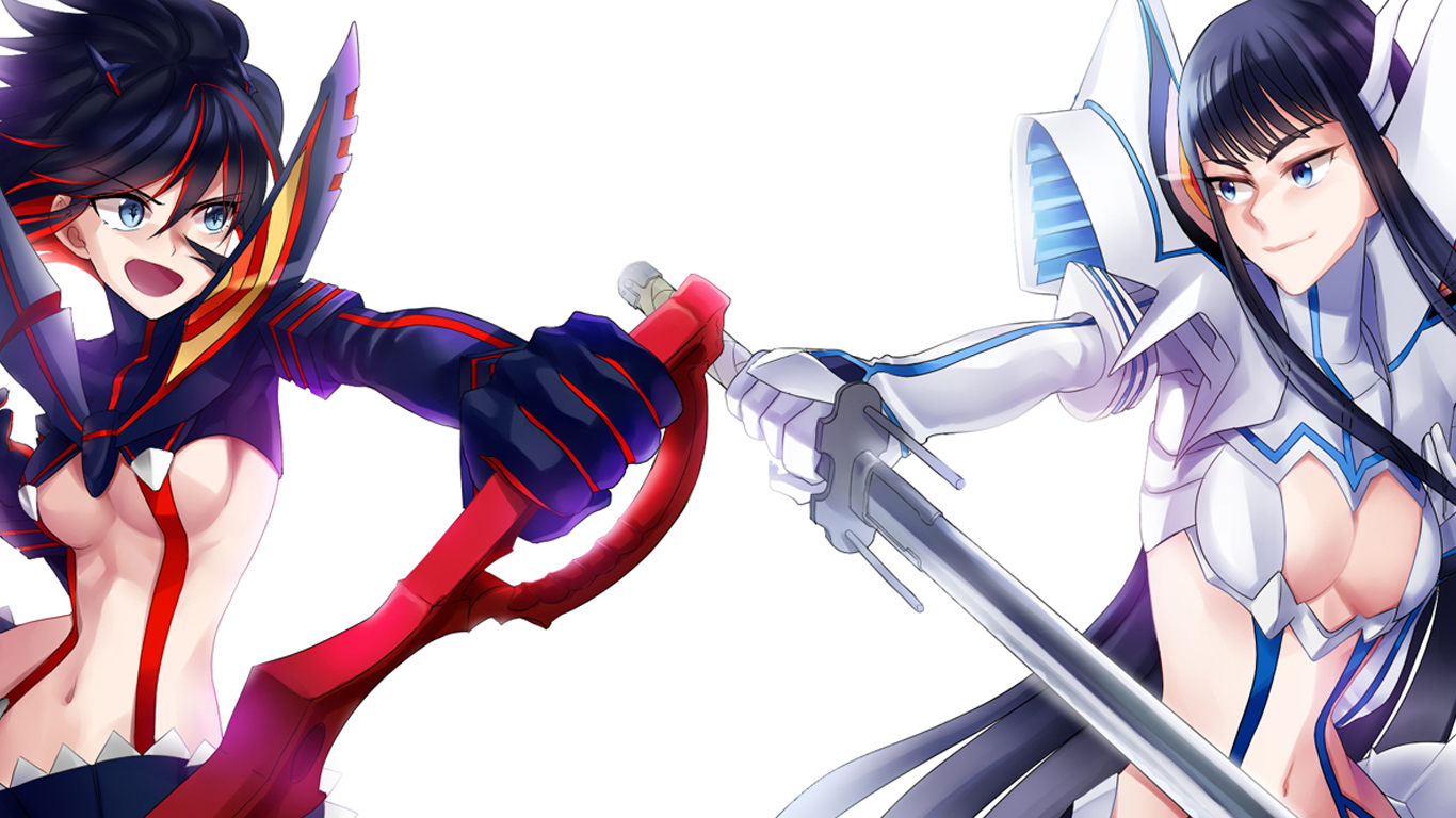 Ryuuko And Satsuki Ryuko Matoi Vs Satsuki Kiryuin 1366x768