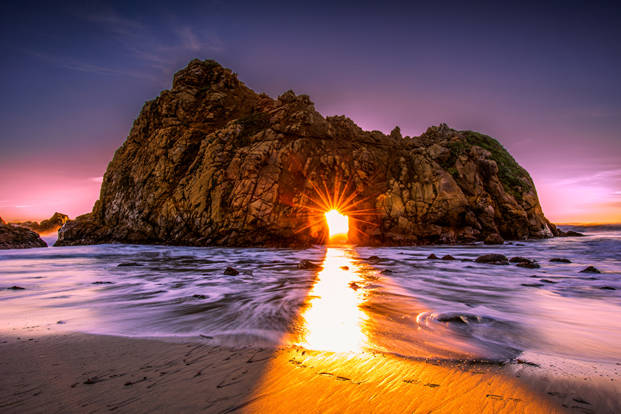 Pfeiffer Beach 1280x854 Wallpaper Teahub Io
